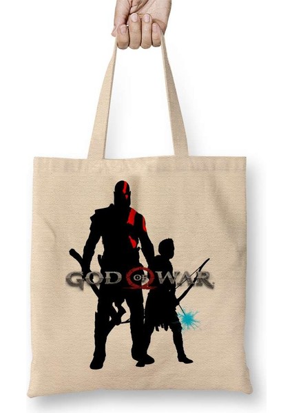 Kratos E Atreus Bez Çanta Uzun Saplı