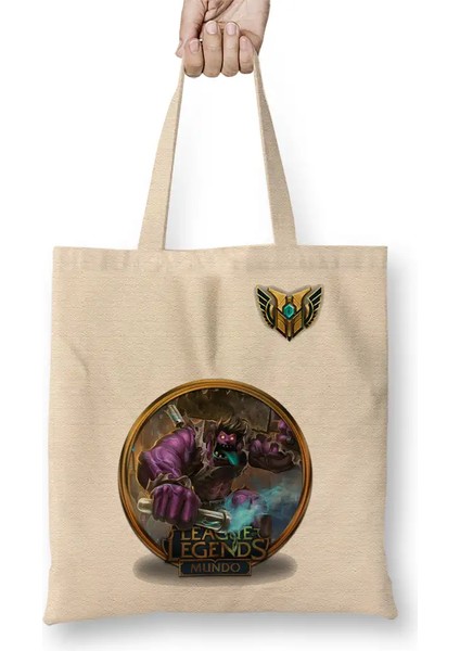 League Of Legends Dr Mundo Lol Bez Çanta Uzun Saplı