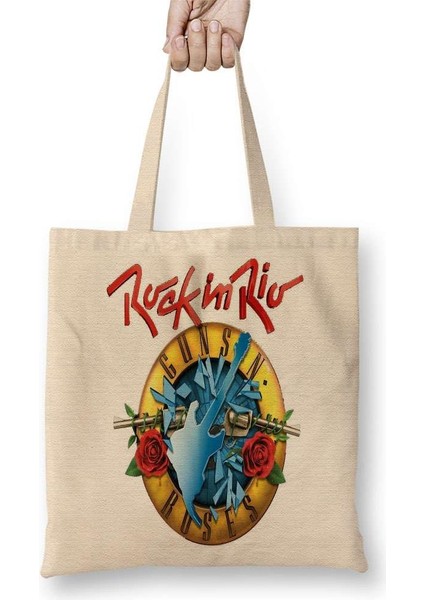 Rock In Rio 2017 Guns N' Roses Bez Çanta Uzun Saplı
