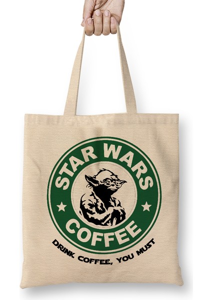Starbucks Star Wars Bez Çanta Uzun Saplı