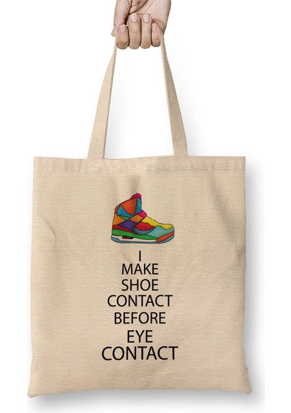 Air Jordan Shoes I Make Shoe Contact Before Eye Contact Bez Çanta Uzun Saplı