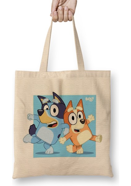 Bluey And Bingo Bez Çanta Uzun Saplı