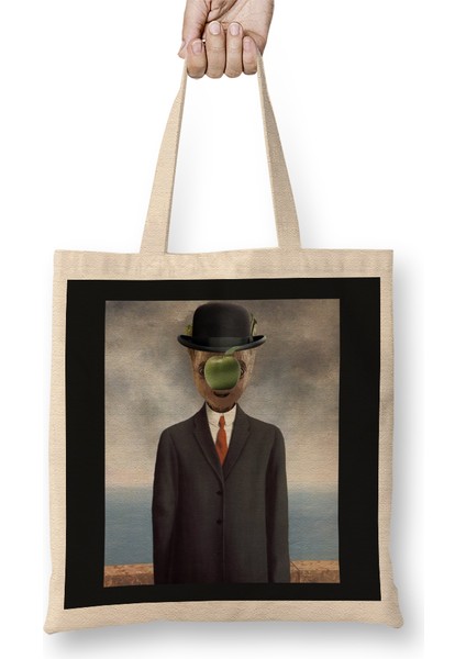 Guardians Of The Galaxy Rene Magritte Son Of Man Bez Çanta Uzun Saplı