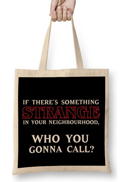 Strange In The Neighborhood Stranger Things Bez Çanta Uzun Saplı