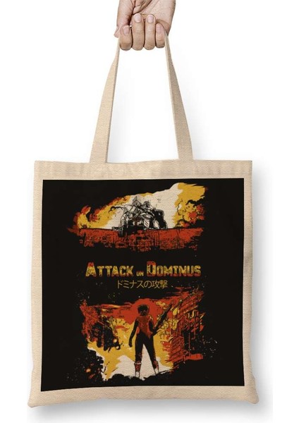 Attack On Titan Attack On Dominus Bez Çanta Uzun Saplı