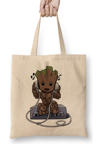 Baby Groot Walkman Bez Çanta Uzun Saplı