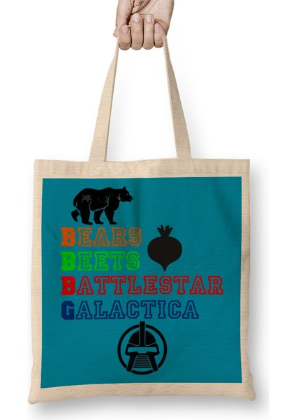Bears Beets Battlestar Galactica 02 Bez Çanta Uzun Saplı