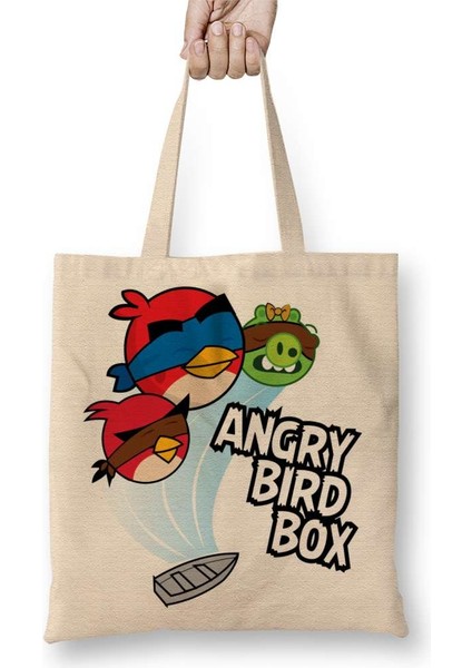 Angry Bird Box Bez Çanta Uzun Saplı