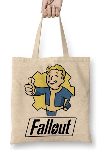 Fallout Vault Boy Bez Çanta Uzun Saplı