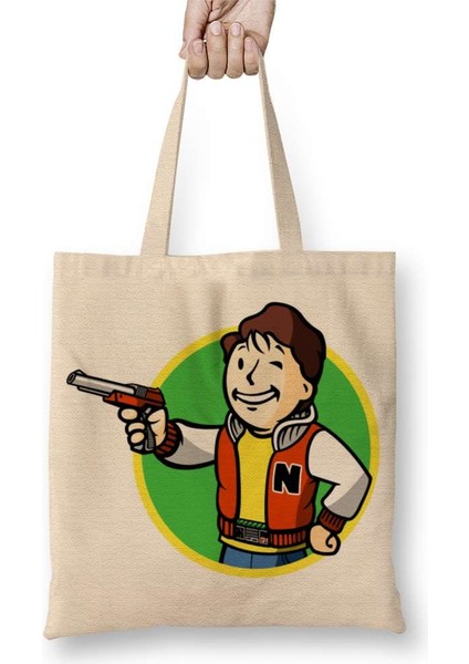 Fallout Fan Boy Bez Çanta Uzun Saplı
