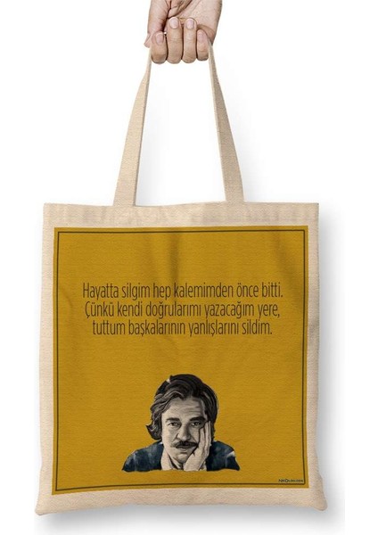Oğuz Atay Söz 04 Bez Çanta Uzun Saplı