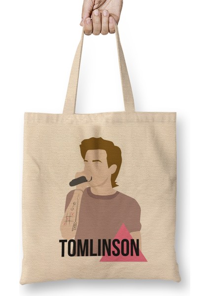 Louis Tomlinson 01 Bez Çanta Uzun Saplı