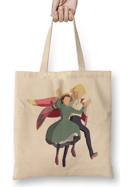 Howl's Moving Castle Bez Çanta Uzun Saplı