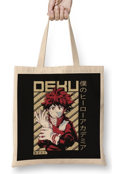 Deku Diagonal My Hero Academia Anime Bez Çanta Uzun Saplı