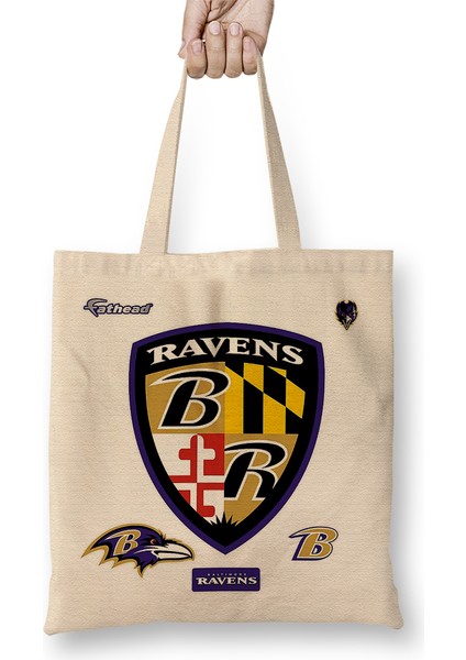 Gerben Law Firm Baltimore Ravens Trademarks 06 Bez Çanta Uzun Saplı