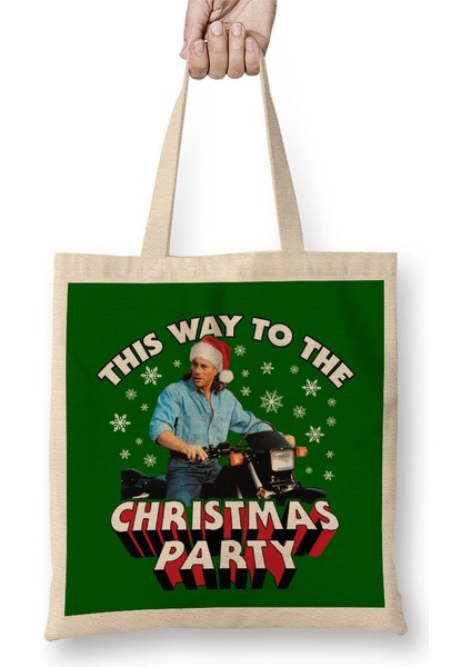 Jean Claude Van Damme This Way To The Christmas Party Bez Çanta Uzun Saplı