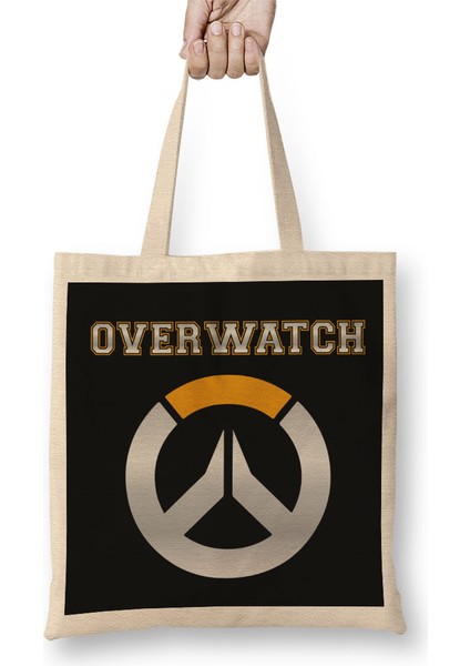 Overwatch For Heroes Logo Bez Çanta Uzun Saplı