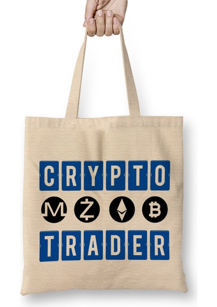 Blockchain Crypto Trader Bitcoin Hodl Btc Bez Çanta Uzun Saplı