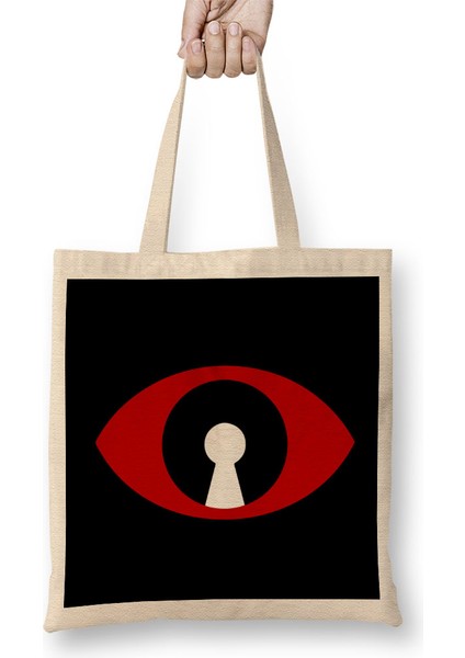 Must Read Book Covers 1984 Big Brother Eye Bez Çanta Uzun Saplı