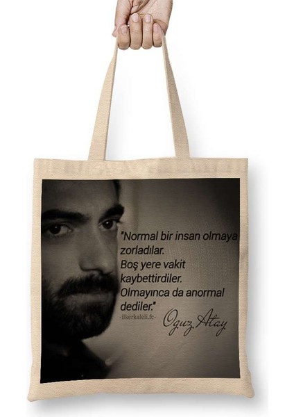 Oğuz Atay Söz 02 Bez Çanta Uzun Saplı