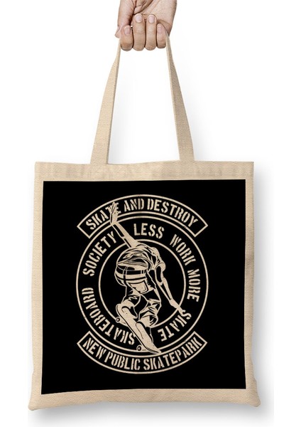 Skate And Destroy Skatepark Bez Çanta Uzun Saplı