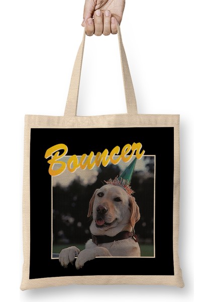 Bouncer Neighbors Dog Tribute Montage Bez Çanta Uzun Saplı