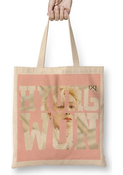 Hyungwon Monsta x Bez Çanta Uzun Saplı