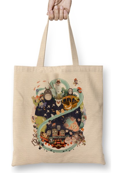 Hayao Miyazaki Bez Çanta Uzun Saplı