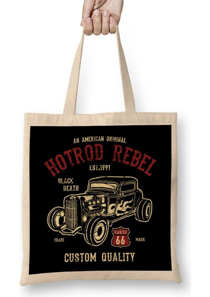 Hot Rod Rebel Bez Çanta Uzun Saplı