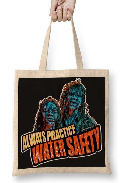 Creepshow Always Practice Water Safety Bez Çanta Uzun Saplı