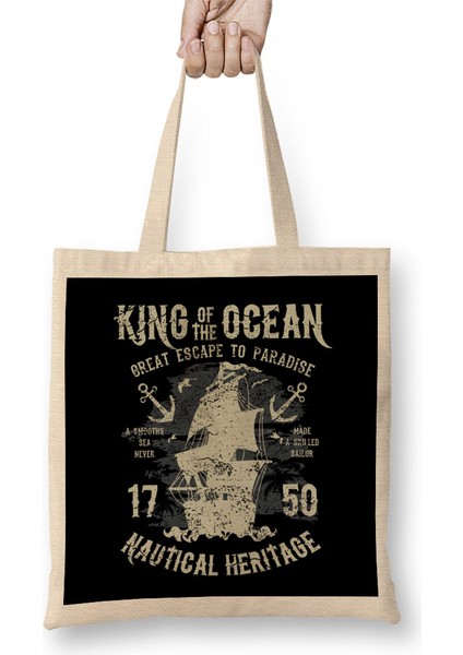 King Of The Ocean Sailing Bez Çanta Uzun Saplı
