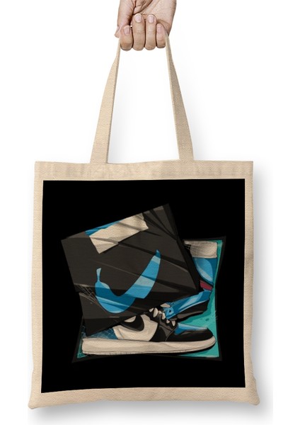 Air Jordan Blue Retro Sneakers Number One In The World Basketball Bez Çanta Uzun Saplı