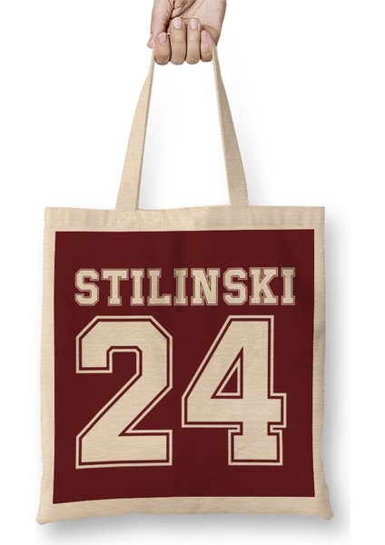 Stıles Stılınskı 24 Teen Wolf Serıes Teen Wolf Lover Bez Çanta Uzun Saplı