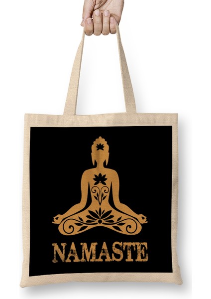 Namaste Yoga Bez Çanta Uzun Saplı