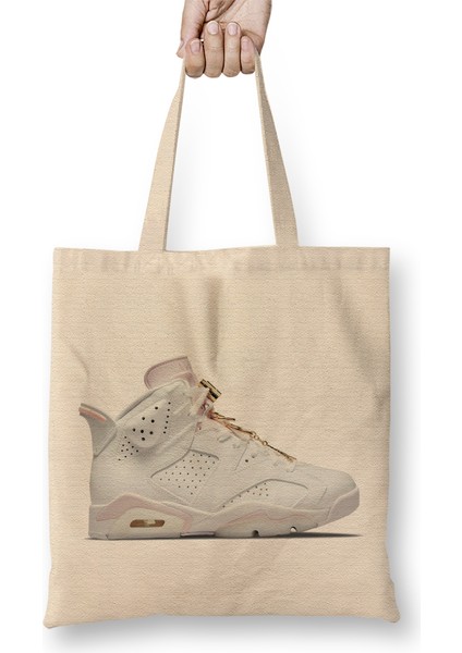 Jordan 5 Retro Supreme White And Black Sneaker Bez Çanta Uzun Saplı