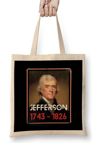 Jefferson Retro Rainbow Style Bez Çanta Uzun Saplı