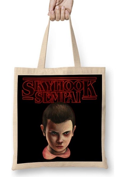 Stranger Things Stranger Sempai Bez Çanta Uzun Saplı