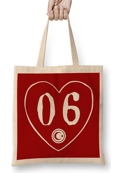 06 Ankara Bez Çanta Uzun Saplı