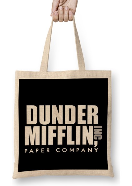 Dunder Mifflin Paper Co The Office Bez Çanta Uzun Saplı