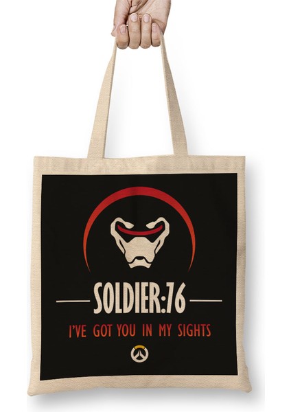 Soldier 76 Ive Got You In My Sights Overwatch Bez Çanta Uzun Saplı