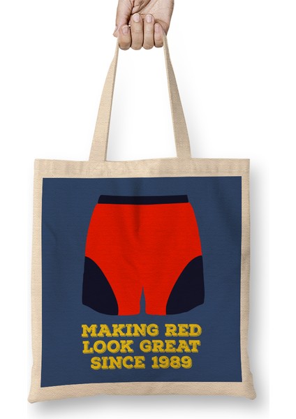 Baywatch Swim Shorts Making Red Look Great Bez Çanta Uzun Saplı