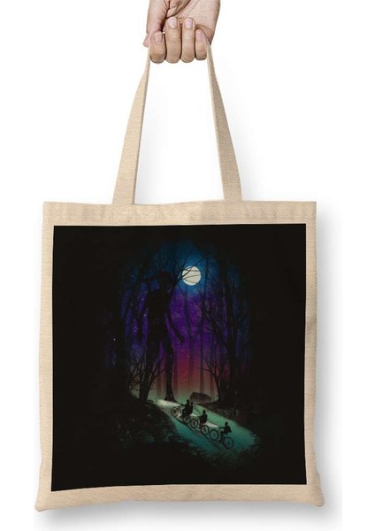Stranger Things Stranger In The Woods Bez Çanta Uzun Saplı