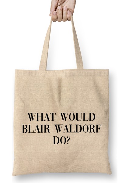 What Would Blair Waldorf Do 02 Bez Çanta Uzun Saplı