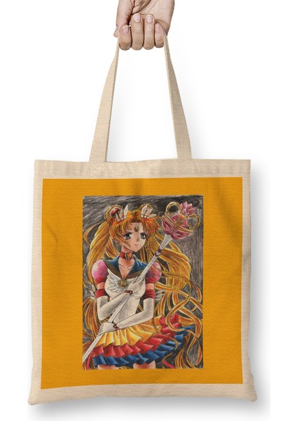 Eternal Sailor Moon Ready For A Battle Bez Çanta Uzun Saplı