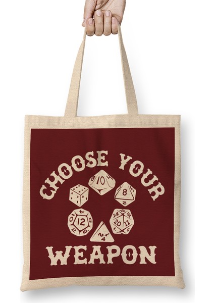 D And D Choose Your Weapon Dice Bez Çanta Uzun Saplı