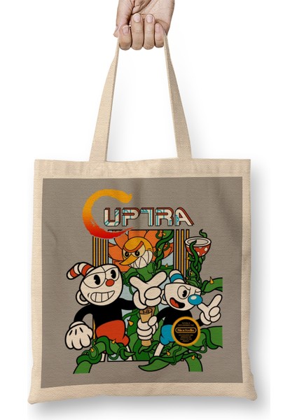 Cuphead Cuptra Bez Çanta Uzun Saplı