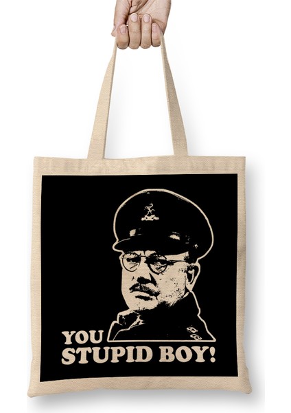 Dads Army You Stupid Boy Dads Army Bez Çanta Uzun Saplı
