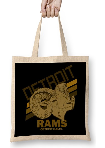 Detroit Rams Bez Çanta Uzun Saplı