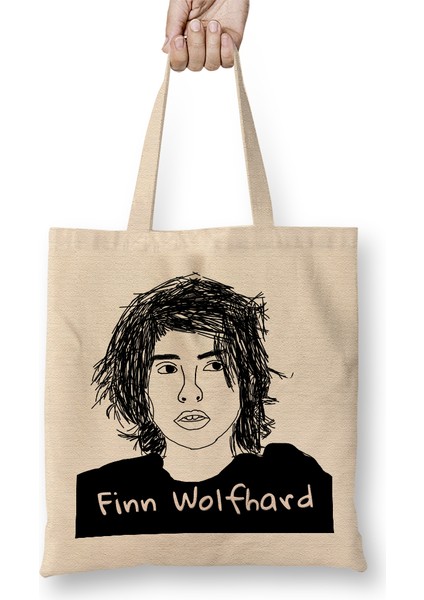 Finn Wolfhard 01 Bez Çanta Uzun Saplı