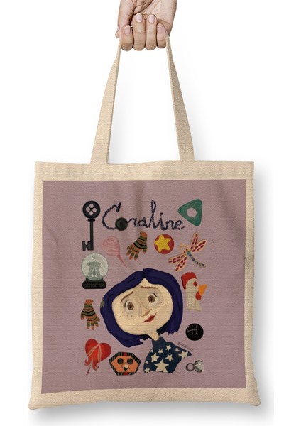 Coraline At The Pink Palace Apartments Bez Çanta Uzun Saplı